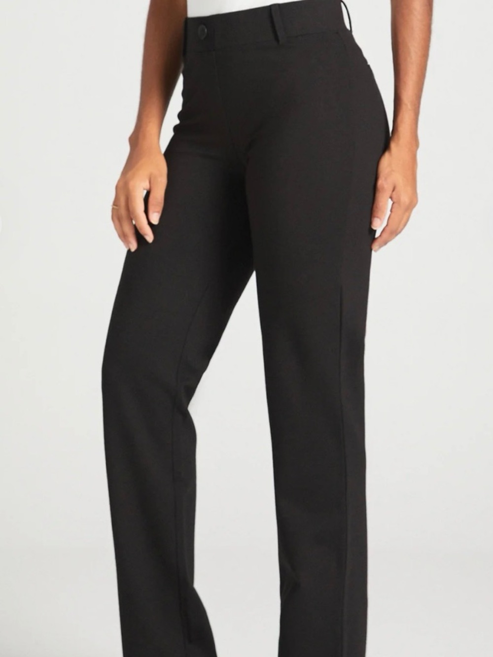 Betabrand classic black yoga dress pant